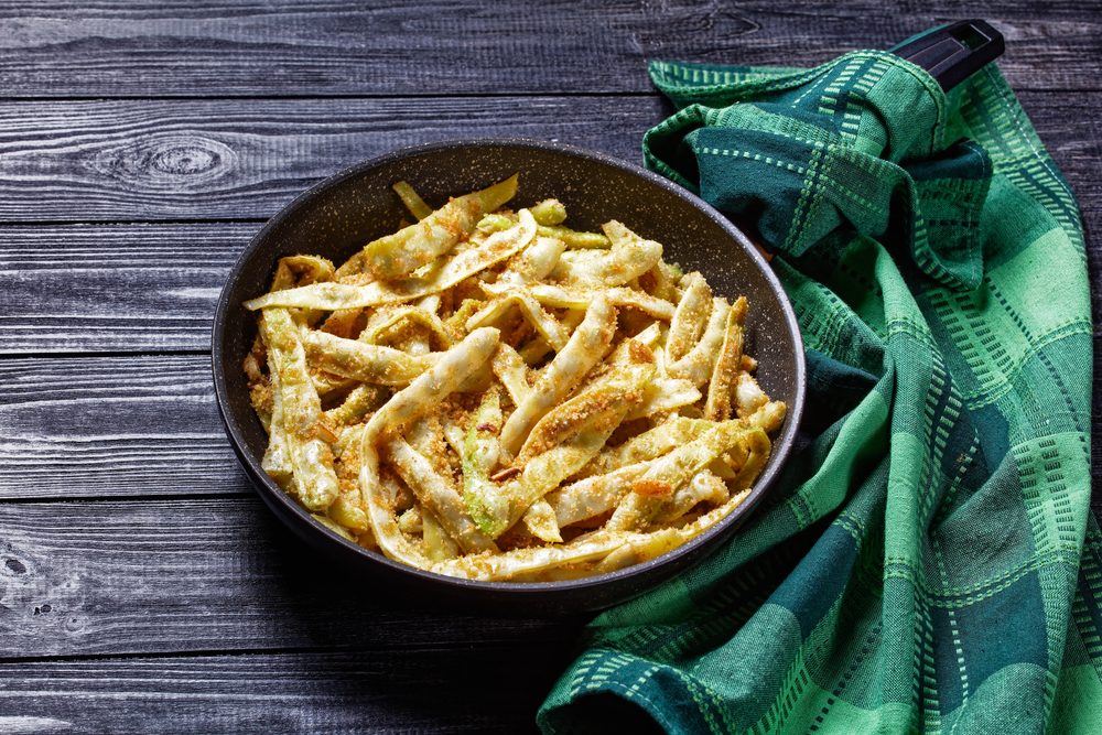 Fasolka szparagowa z pełnoziarnistą panierką a- b m